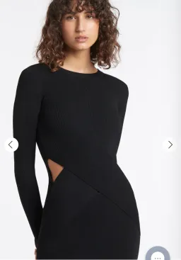 Sir the Label Celena Draped Dress Black Size 2 / AU 10 for rent on The Volte - image 6