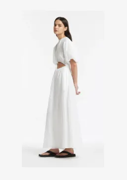 Sir the Label Franc Puff Sleeve Maxi Dress White Size AU 8 for rent on The Volte - image 2