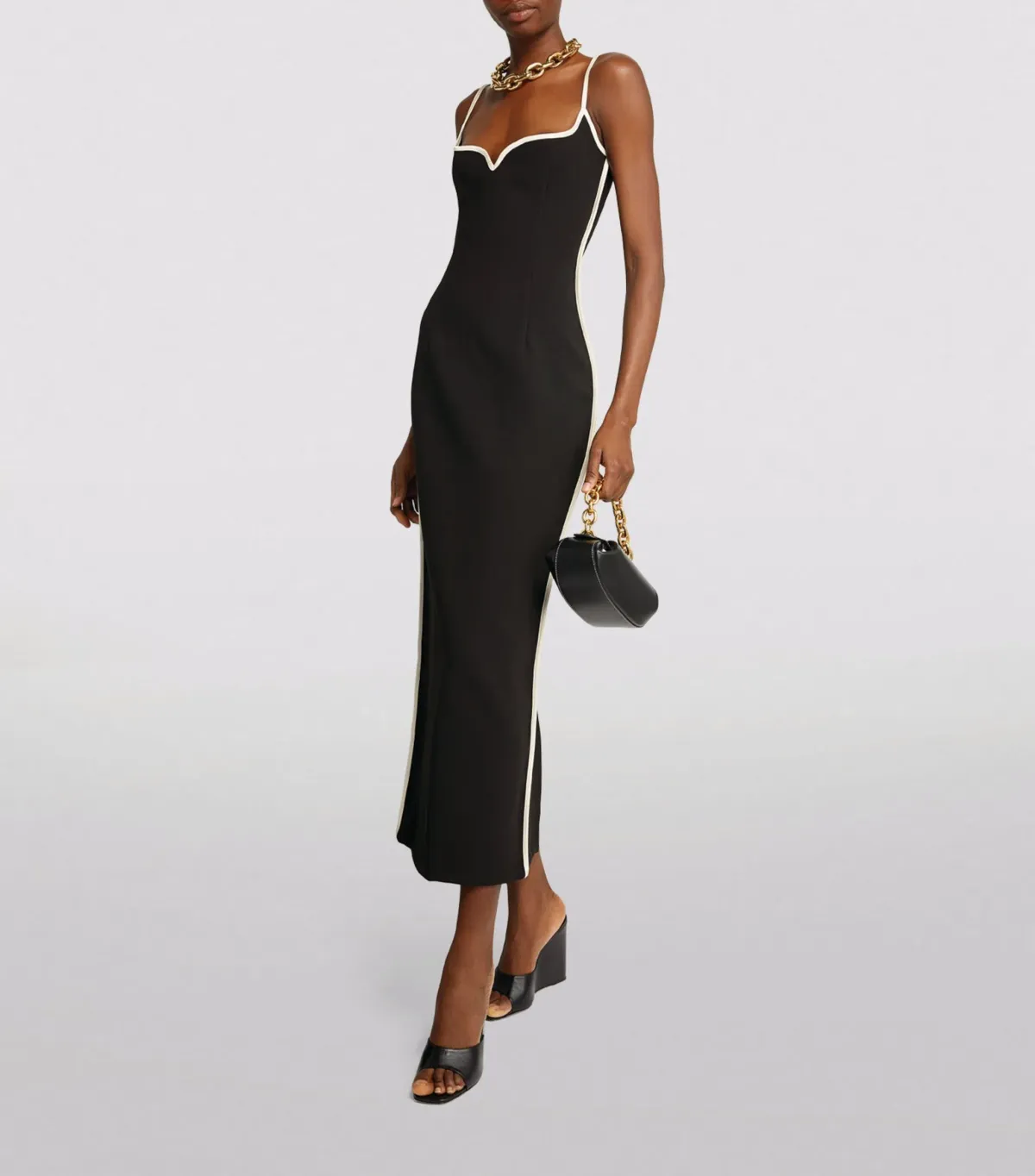 Paris Georgia The Heart Dress Black Size 12 - Image 1