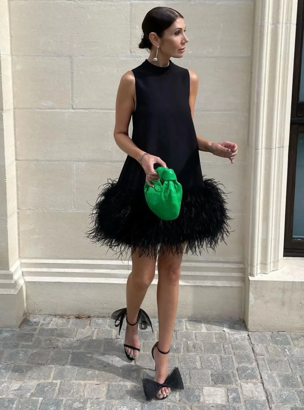 Rachel Gilbert The Linc Mini Dress Black Size AU 8 - Image 2