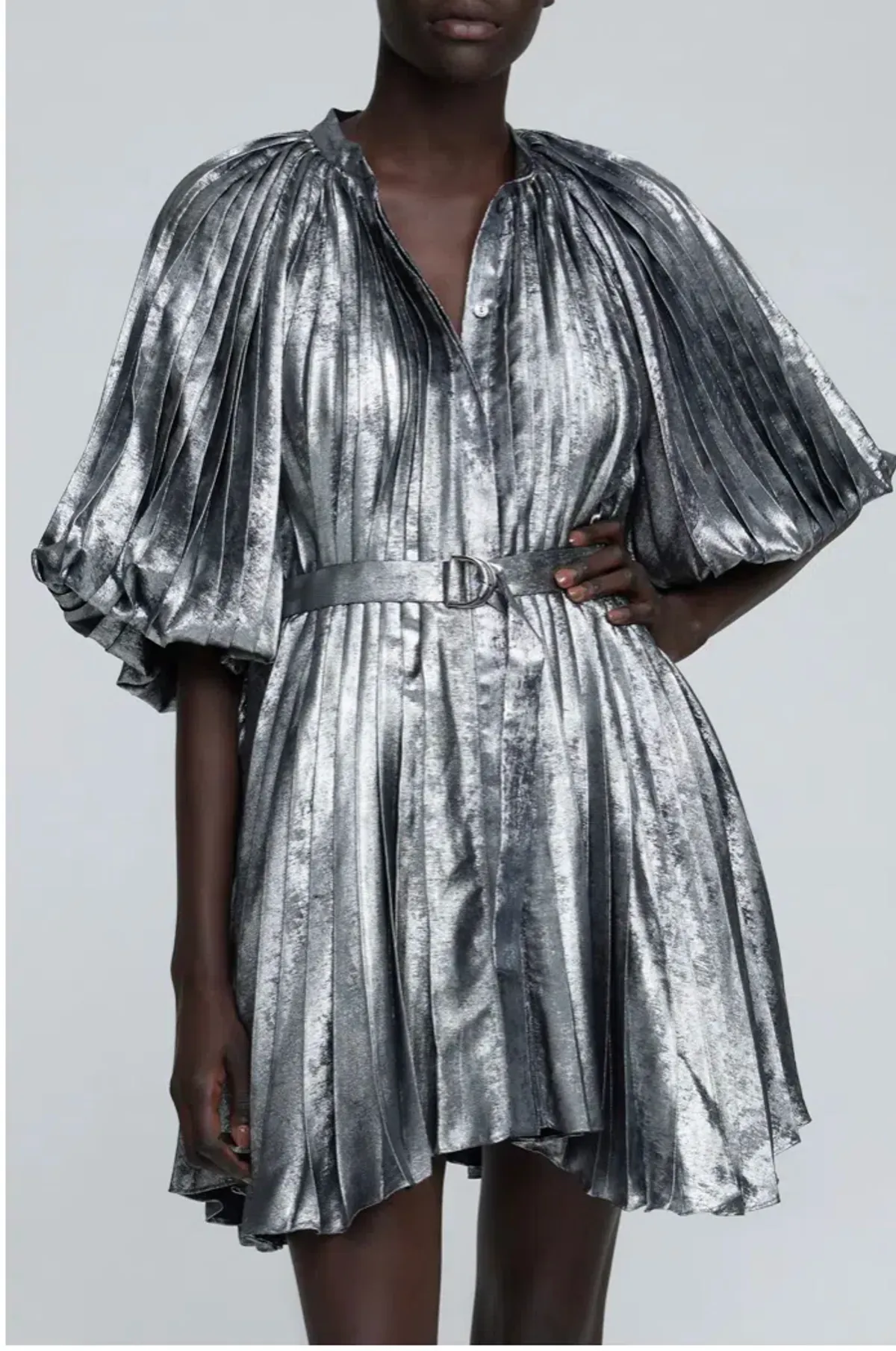 Acler The Preston Dress in Gunmetal Size 12 - Image 1