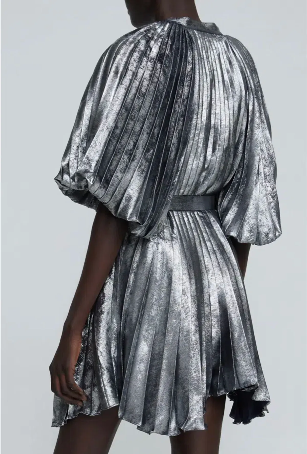 Acler The Preston Dress in Gunmetal Size 12 - Image 3