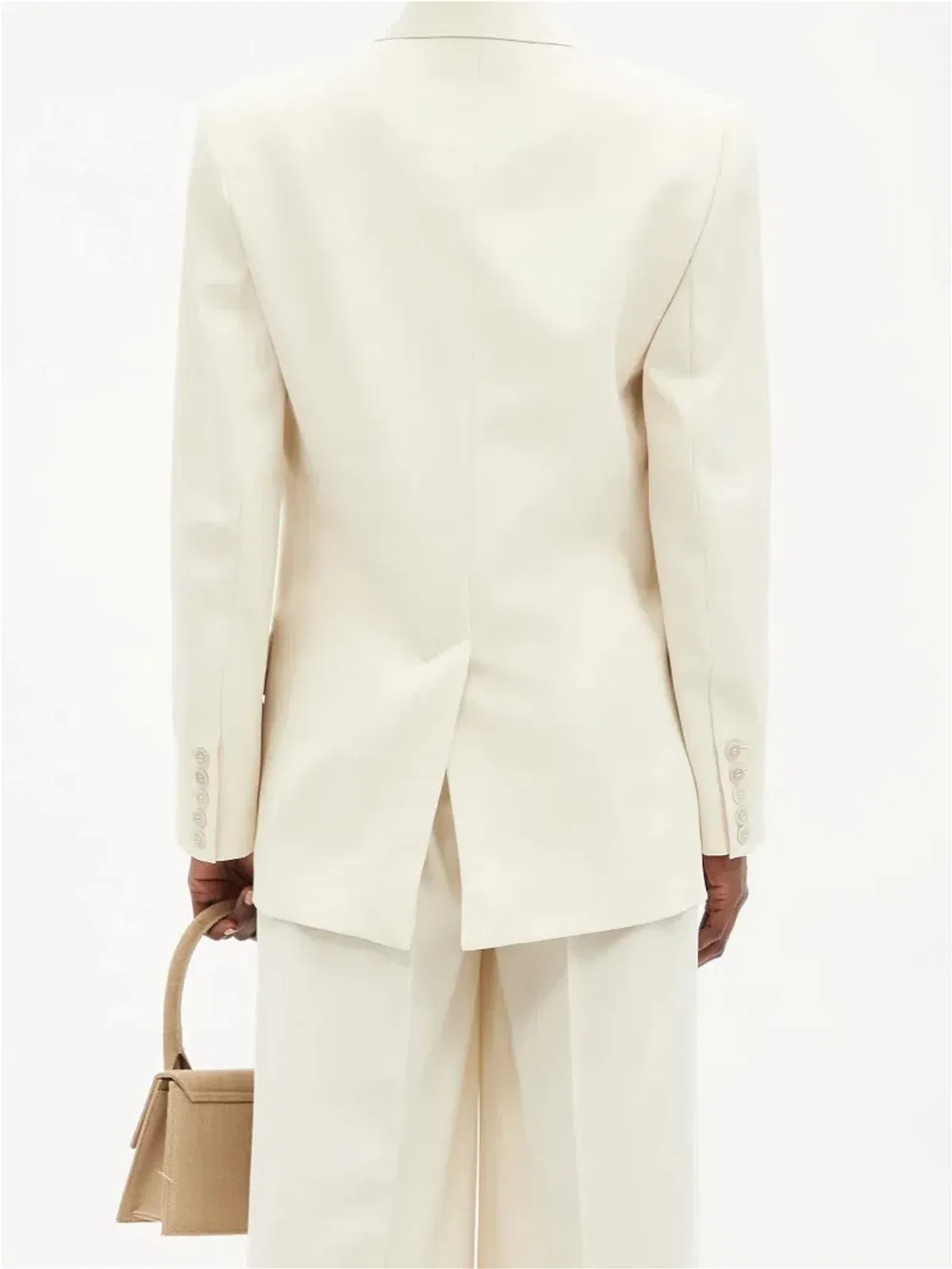 Zimmermann Milk Botanica Man Style Blazer White Size 0P / AU 6 - Image 3