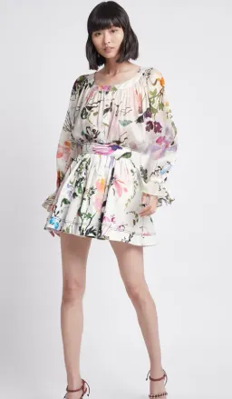 AJE Drift Le Corsaire Blouse and Skirt Set for rent on The Volte - image 2
