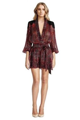 Zimmermann Empire Filigree Playsuit Rouge Konya Size 1 / AU 10 for rent on The Volte - image 2