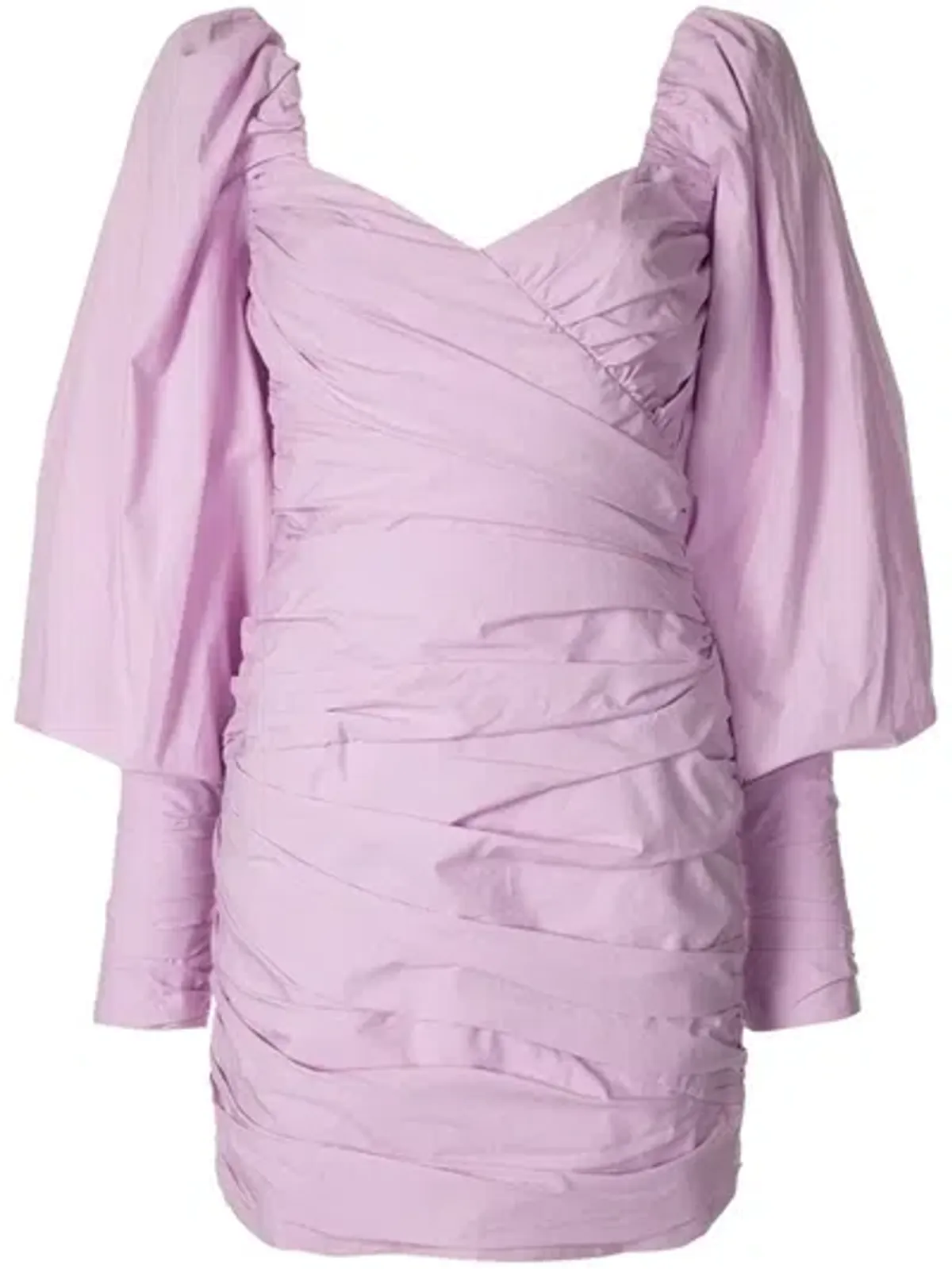 Bec & Bridge Winslowe L/S Mini Dress Lilac Size 8 - Image 4