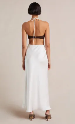 Bec & Bridge Nadia Cut Out Dress Ivory/Chocolate Size 10  for rent on The Volte - image 4