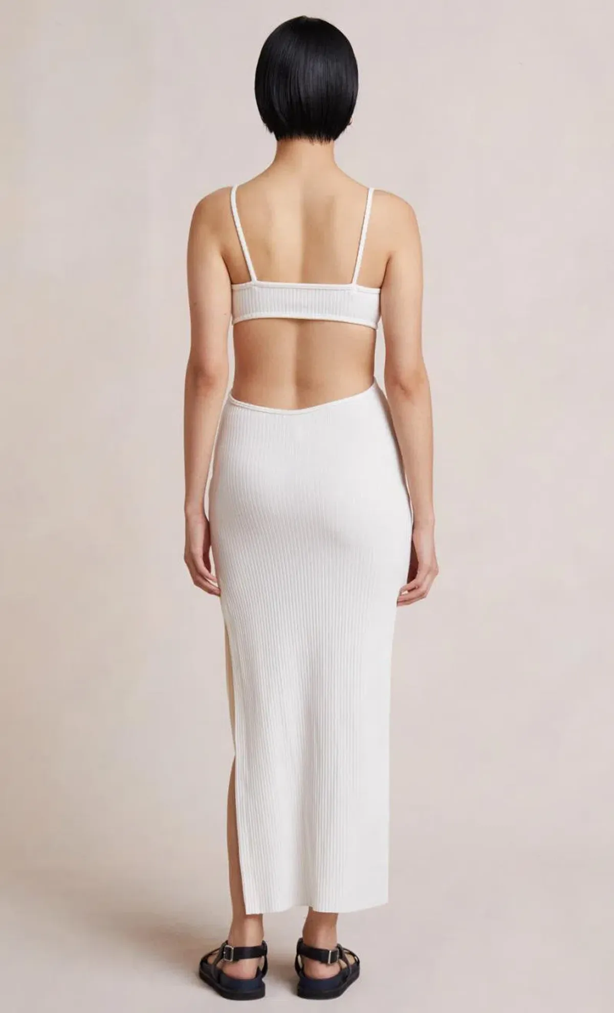 Bec & Bridge Selene V Maxi Dress Ivory Size 10 - Image 5