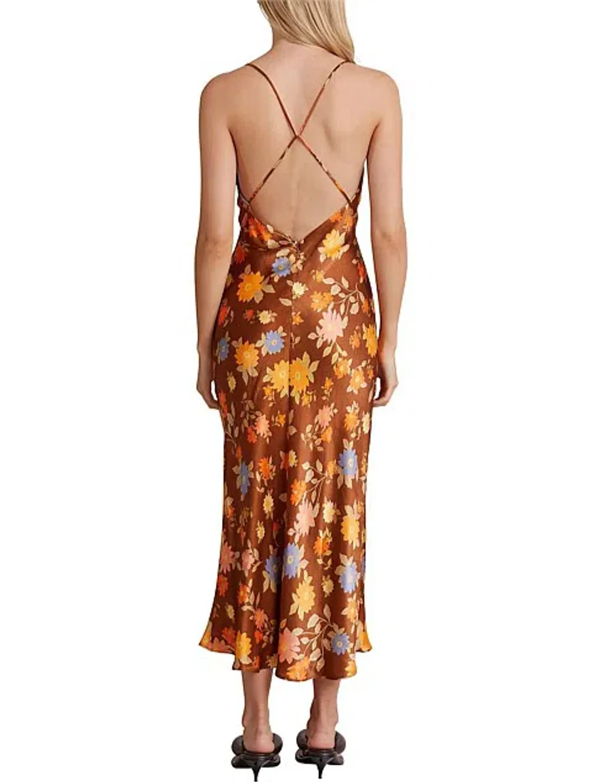 Bec & Bridge Valentina Midi Dress Print Size 6 - Image 6
