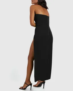 By Johnny The Lotus Strapless Dress Black Size 6 for rent on The Volte - image 2