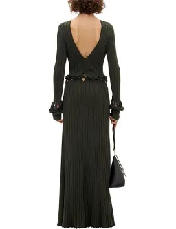 Dion Lee Braid Long Sleeve Dress Green Size 8 for rent on The Volte - image 6