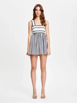 Alice McCall Wild Angels Mini Dress Black Print Size 12 for rent on The Volte - image 1