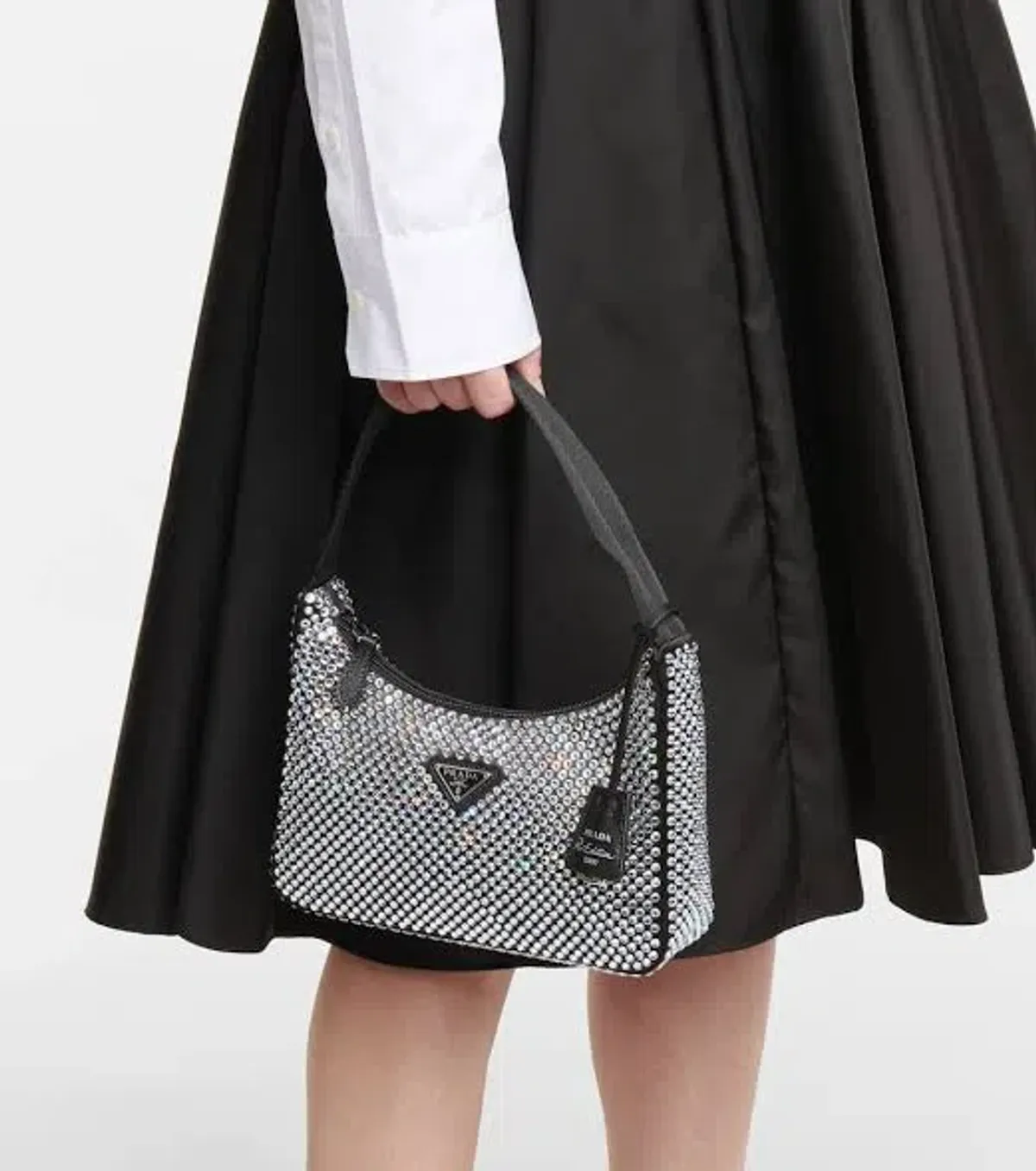 Prada Crystal Re Edition Bag Black - Image 1