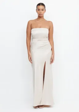 Bec & Bridge Dreamer Strapless Dress Sand Size 8  for rent on The Volte - image 1