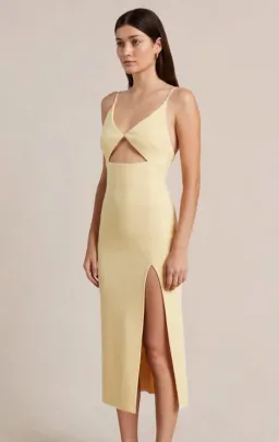 Bec & Bridge Josette Midi Dress Yellow Size 8 for rent on The Volte - image 2