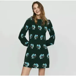 Maje Green Floral Dress Print Size 10  for rent on The Volte - image 1
