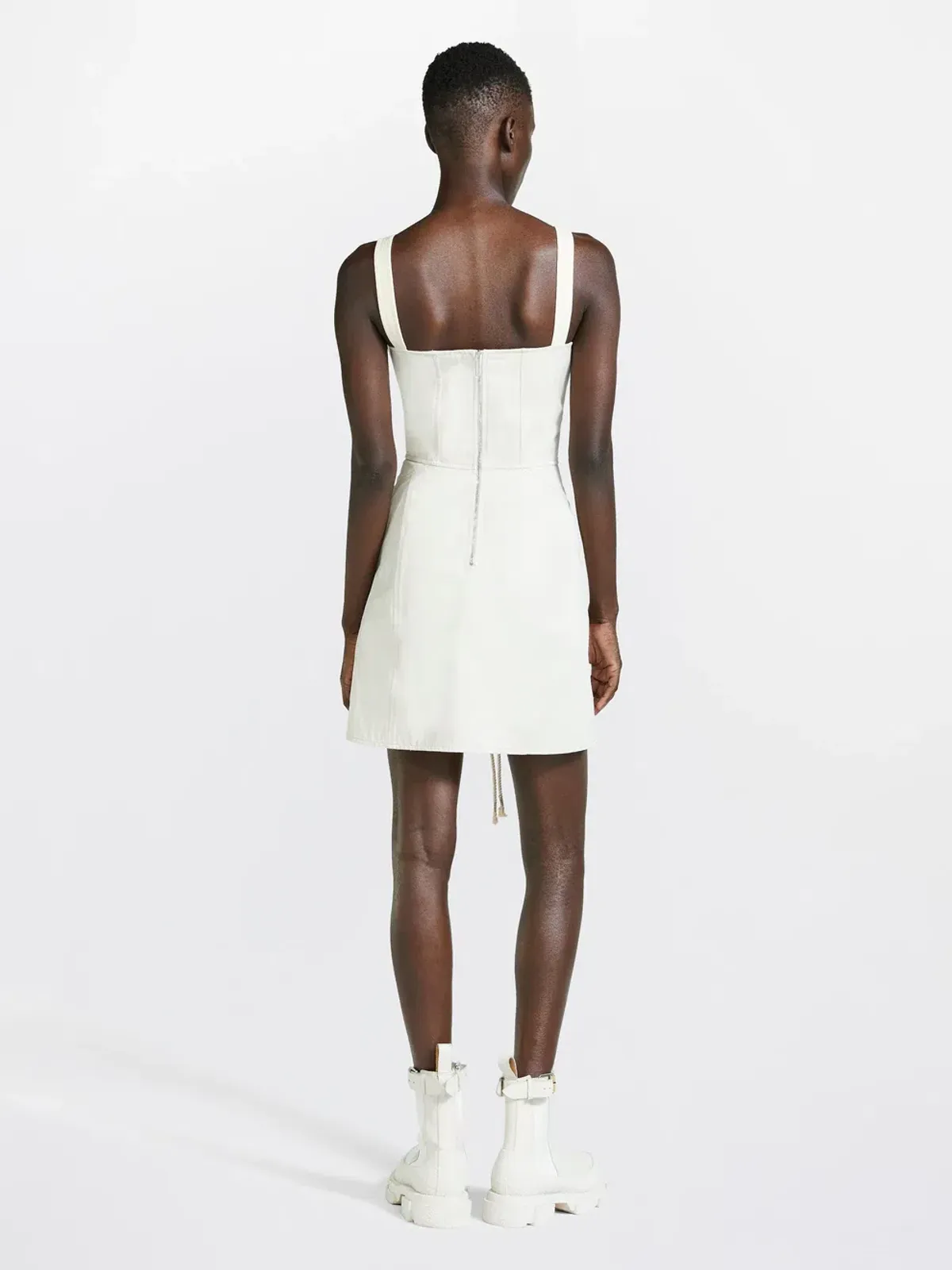 Dion Lee Laced Utility Corset Dress in Unbleached Size 6  - Image 3