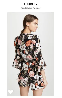 Thurley Rendezvous Playsuit Floral Print Size 10 for rent on The Volte - image 5