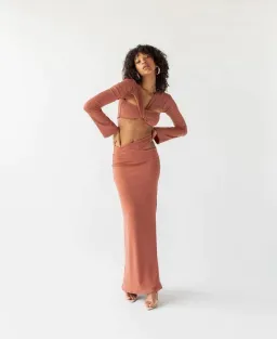 Arcina Ori Ciara Set Brown Size S / AU 8 for rent on The Volte - image 2
