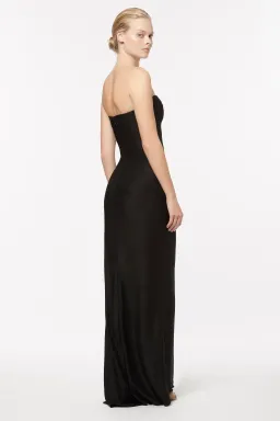 Manning Cartell Asymmetrical Games Strapless Gown Black Size 6 for rent on The Volte - image 4