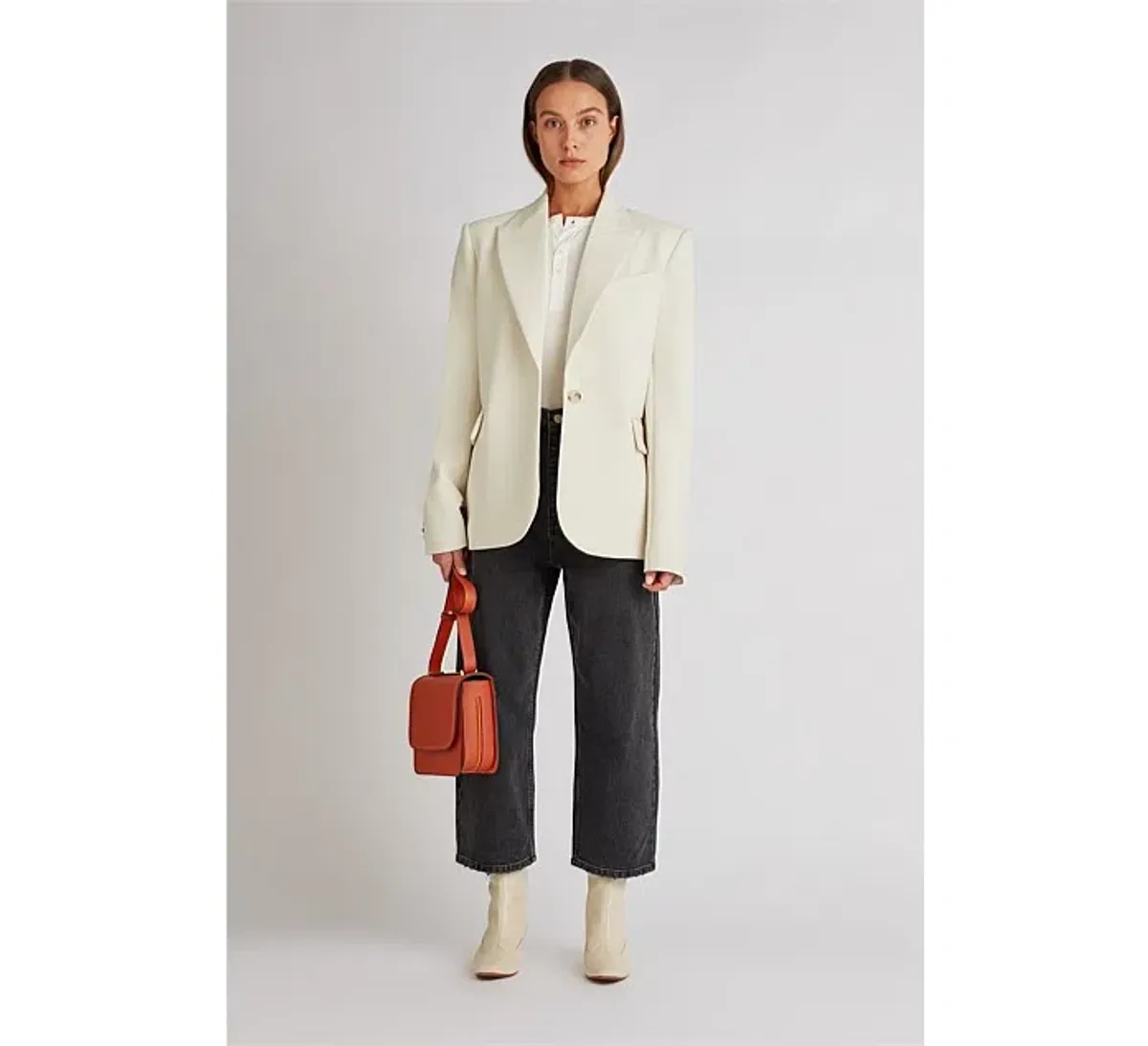 Camilla and Marc Amaia Blazer in Ecru Size 10 - Image 3