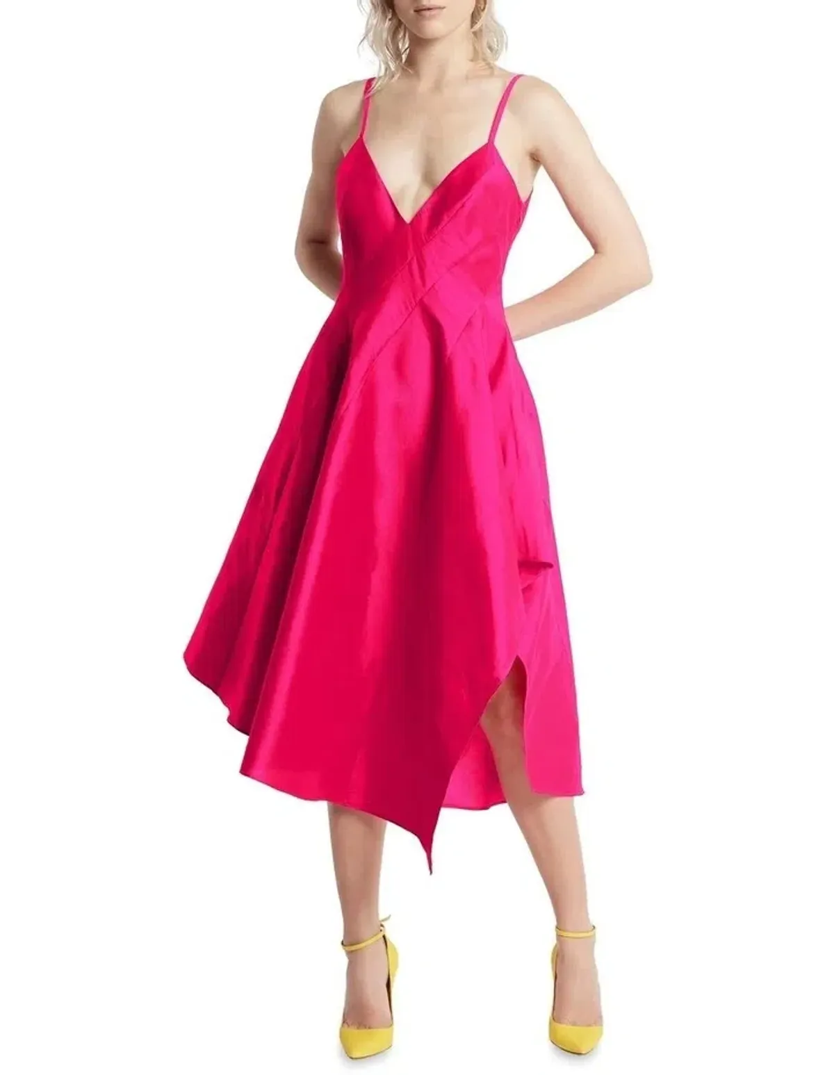 Sass and Bide Bright Futures Midi Dress Pink Size 6  - Image 1