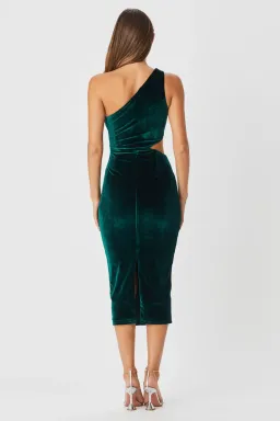 Bianca and Bridgett Riya Emerald Midi Dress Green Size 10 for rent on The Volte - image 4