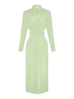 Alice McCall Lime Cream Night Sky Trench Green Size 8 for rent on The Volte - image 6
