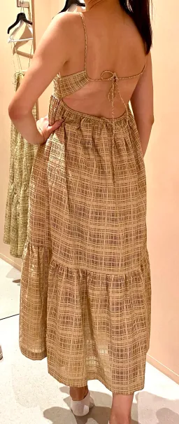 Issy Sunset Dreamer Dress in Tan for rent on The Volte - image 2