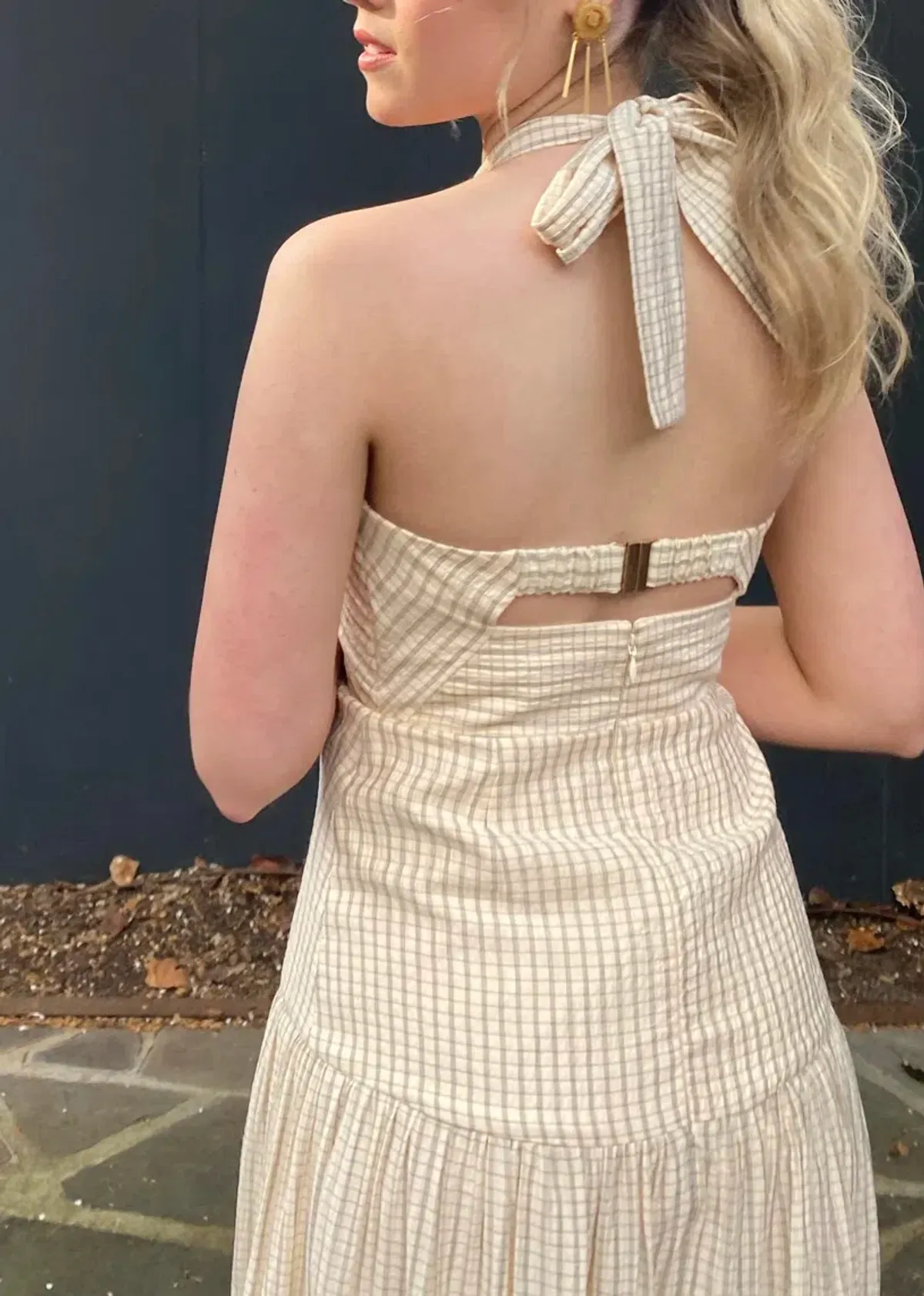 Significant Other Tuscany Dress Cream Size 8 - Image 4