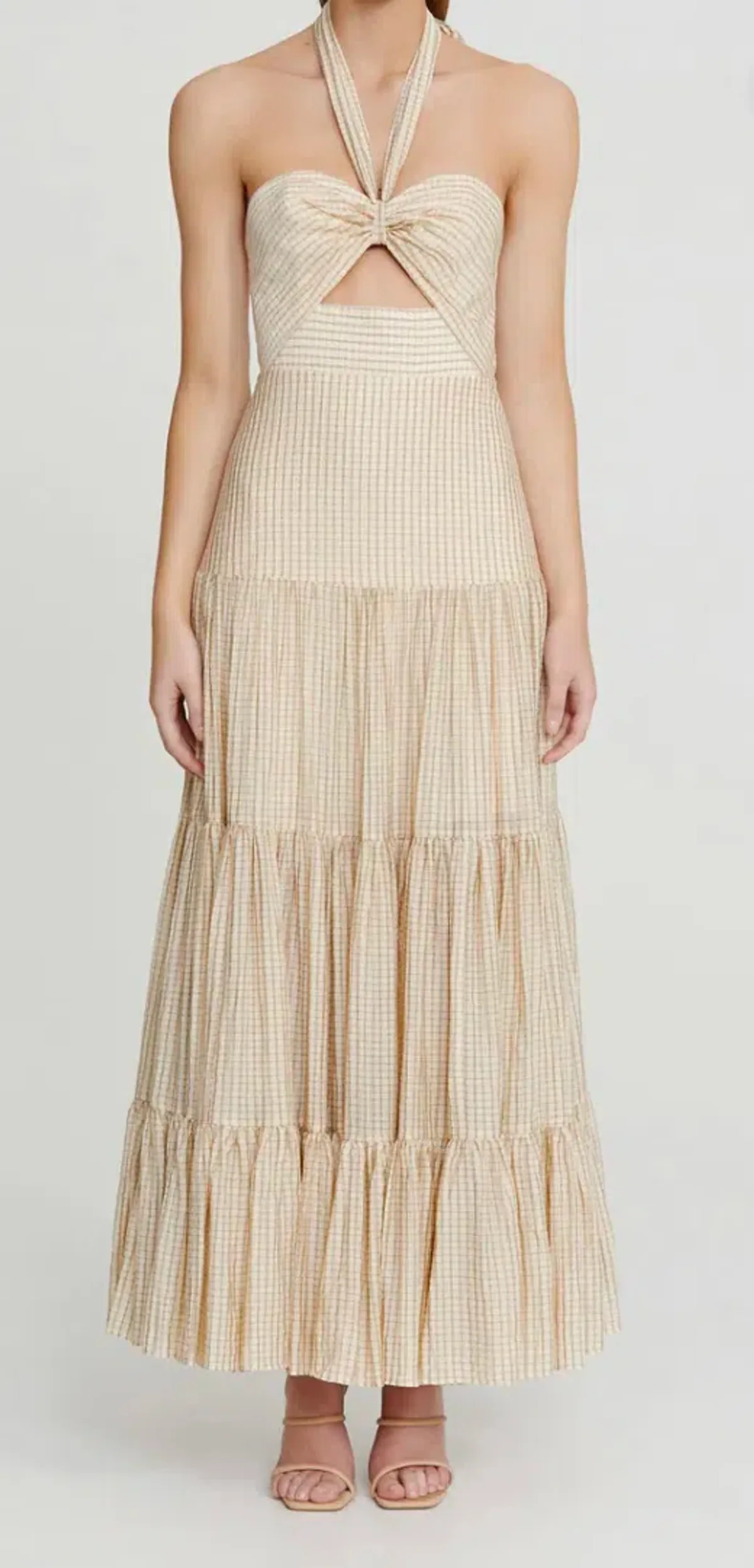 Significant Other Tuscany Dress Cream Size 8 - Image 1
