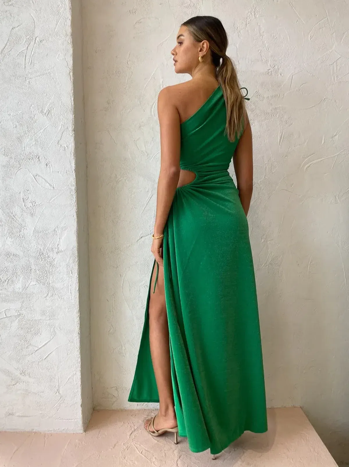 Sonya Moda Nour Maxi Dress in Forest Green Size 6 - Image 6