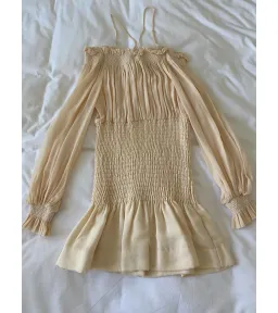 Alice McCall You're The Best Beige Dress Beige Size 10 for rent on The Volte - image 4