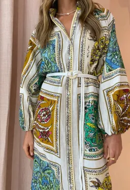 Alemais Delphine Shirtdress Print Size 12 for rent on The Volte - image 2