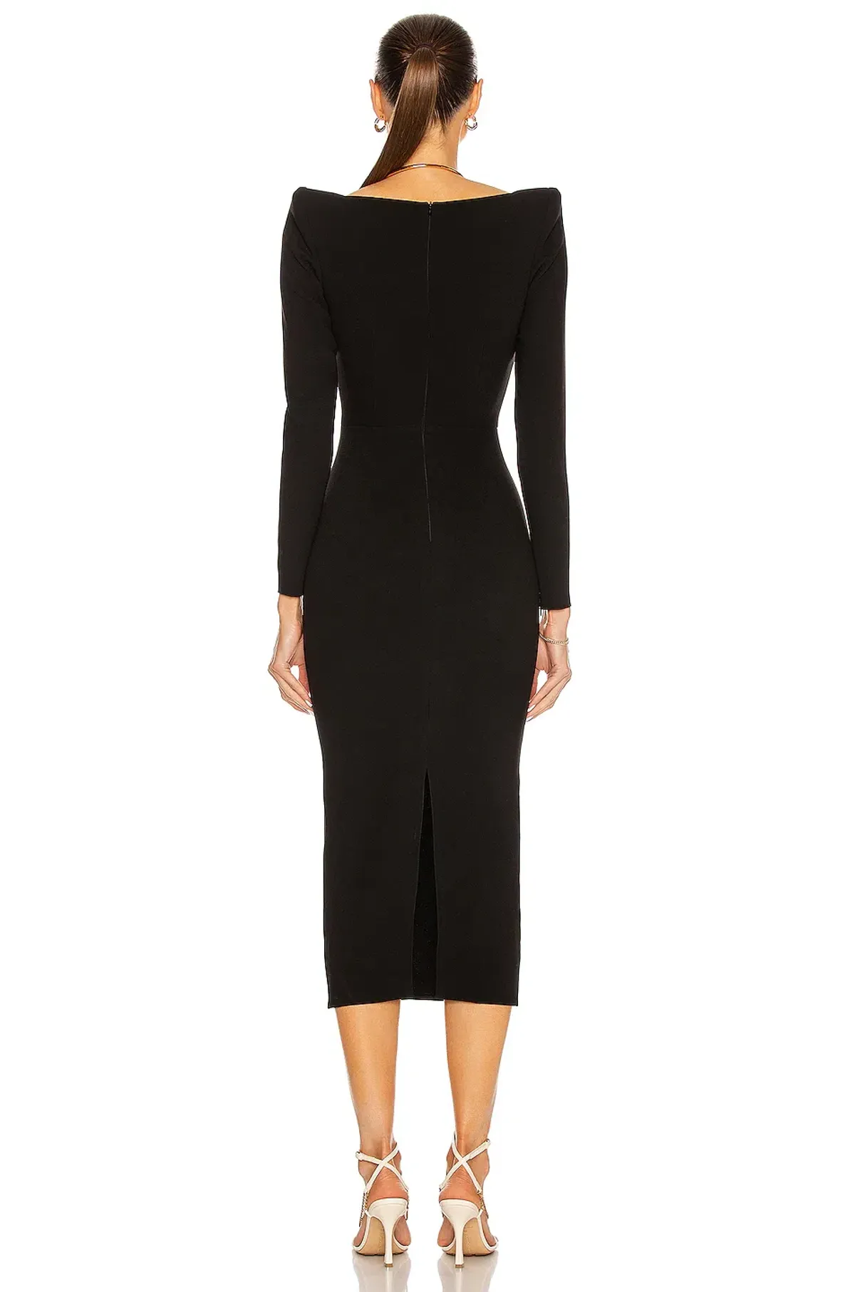 Alex Perry Baird Dress Black Size 4 - Image 2