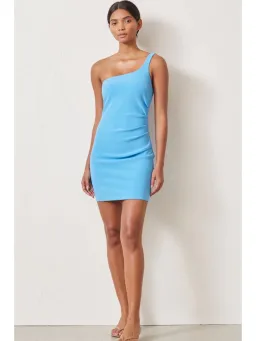 Bec & Bridge Paloma Mini Dress Blue Size AU 6 for rent on The Volte - image 1