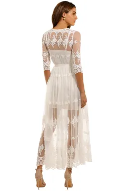 Spell Canyon Moon Mesh Duster White Size L for rent on The Volte - image 2