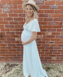 Coven & Co Halo Gown White Size S/AU 10 for rent on The Volte - image 1