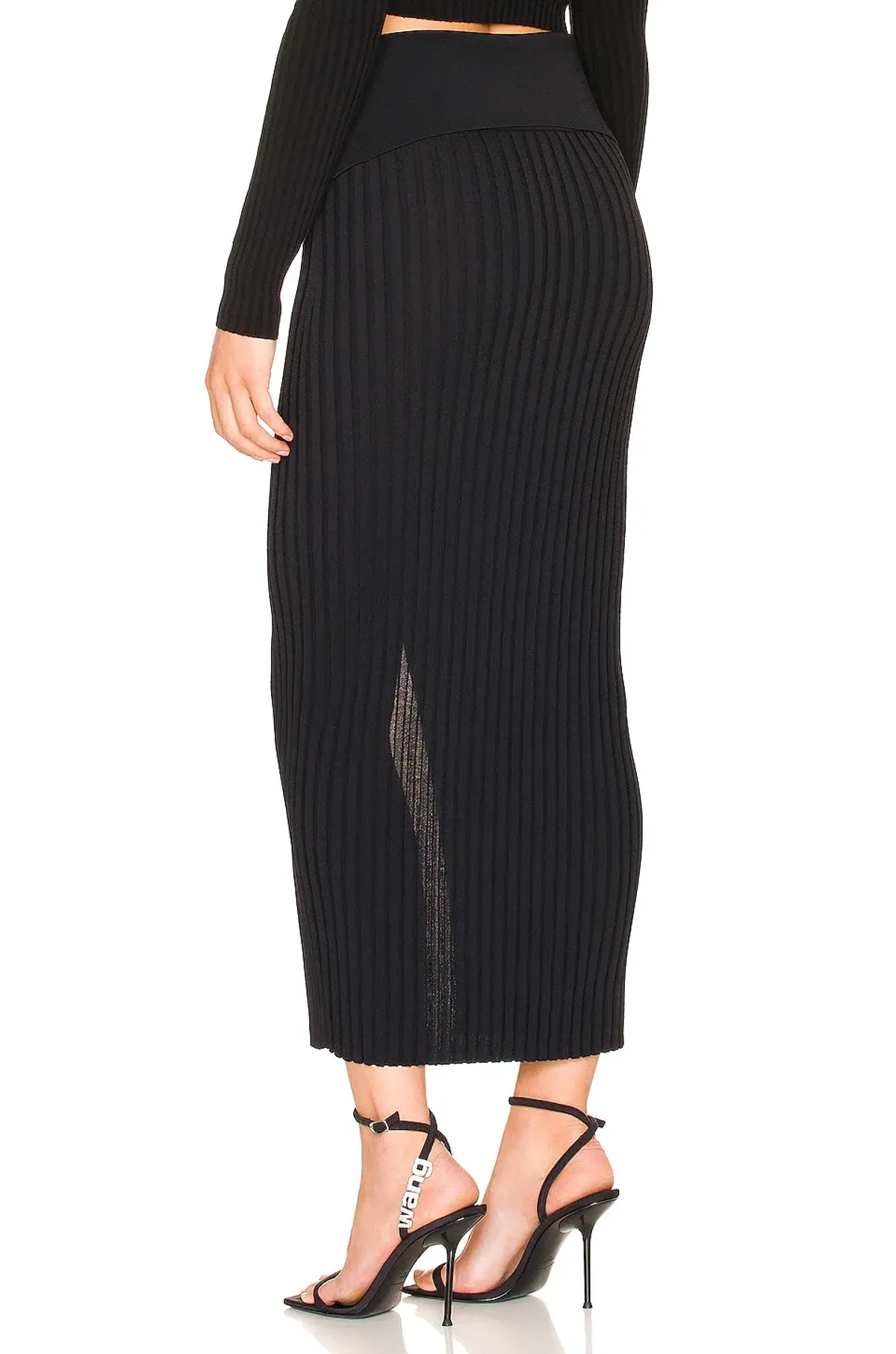 Dion Lee Lace Up Eyelet Skirt Black Size 6 - Image 5