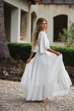  Coven & Co Starlight Gown White Size L for rent on The Volte - image 5