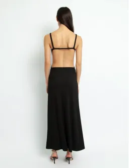Christopher Esber Backless Wire Back Dress Black Size 6  for rent on The Volte - image 6