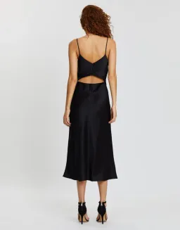 Bec & Bridge Mila Midi Dress Black Size 10 for rent on The Volte - image 2