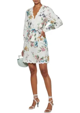 Zimmerman Ninety Six Scallop Dress Print Size 0 for rent on The Volte - image 1