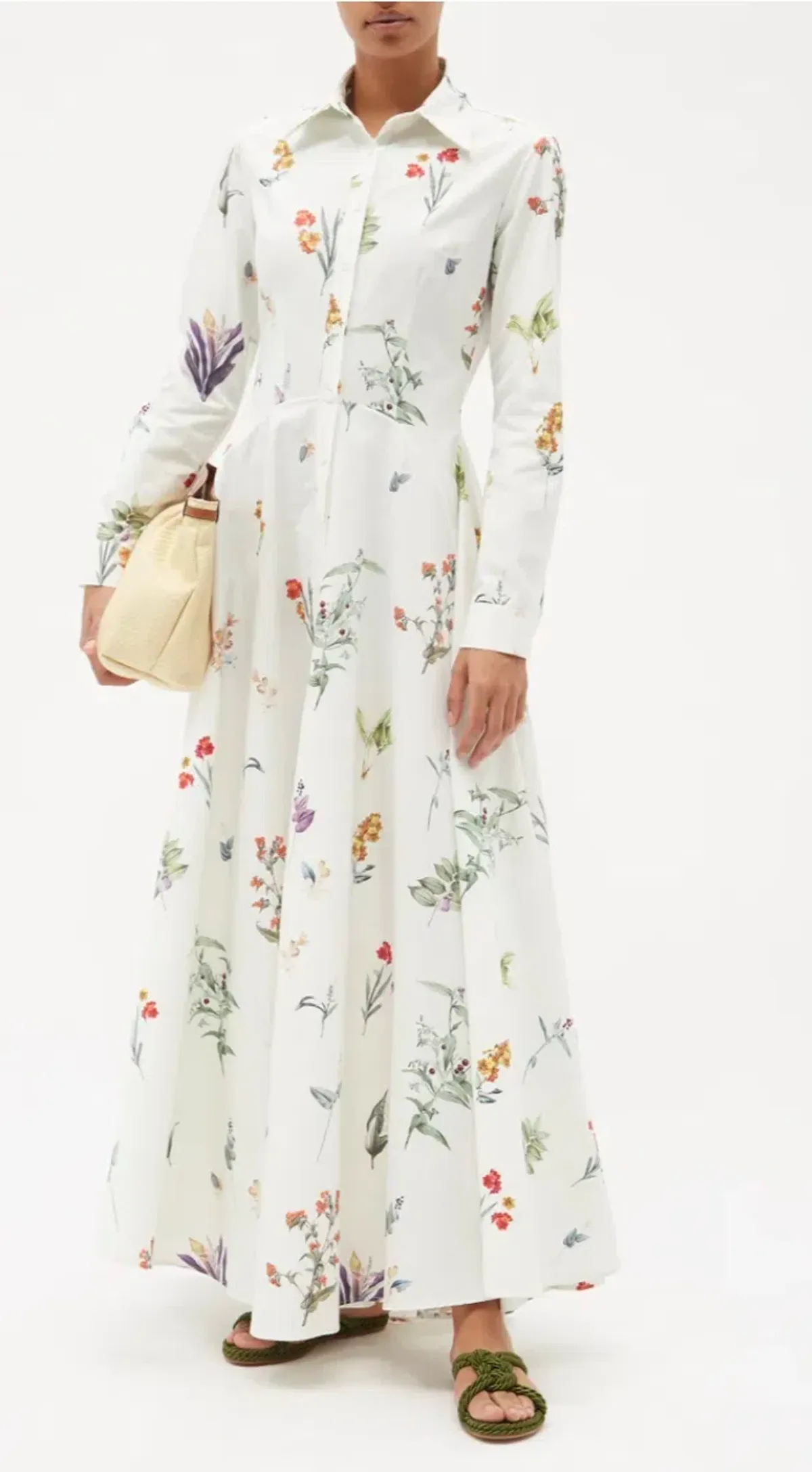Evi Grintela Juliette Shirt Dress Print White Size AU 6  - Image 3