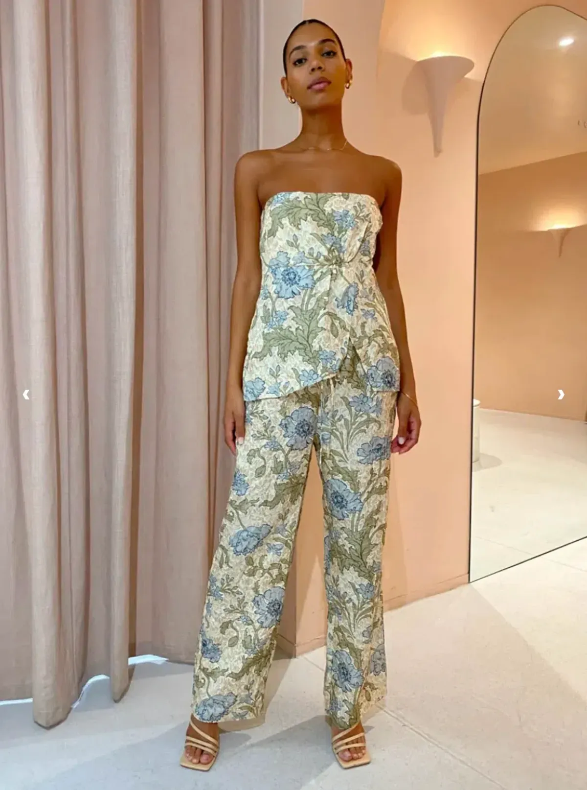 Sir the Label Maev Bustier and Pant Set Florence Print Size 1 / AU 8 - Image 2