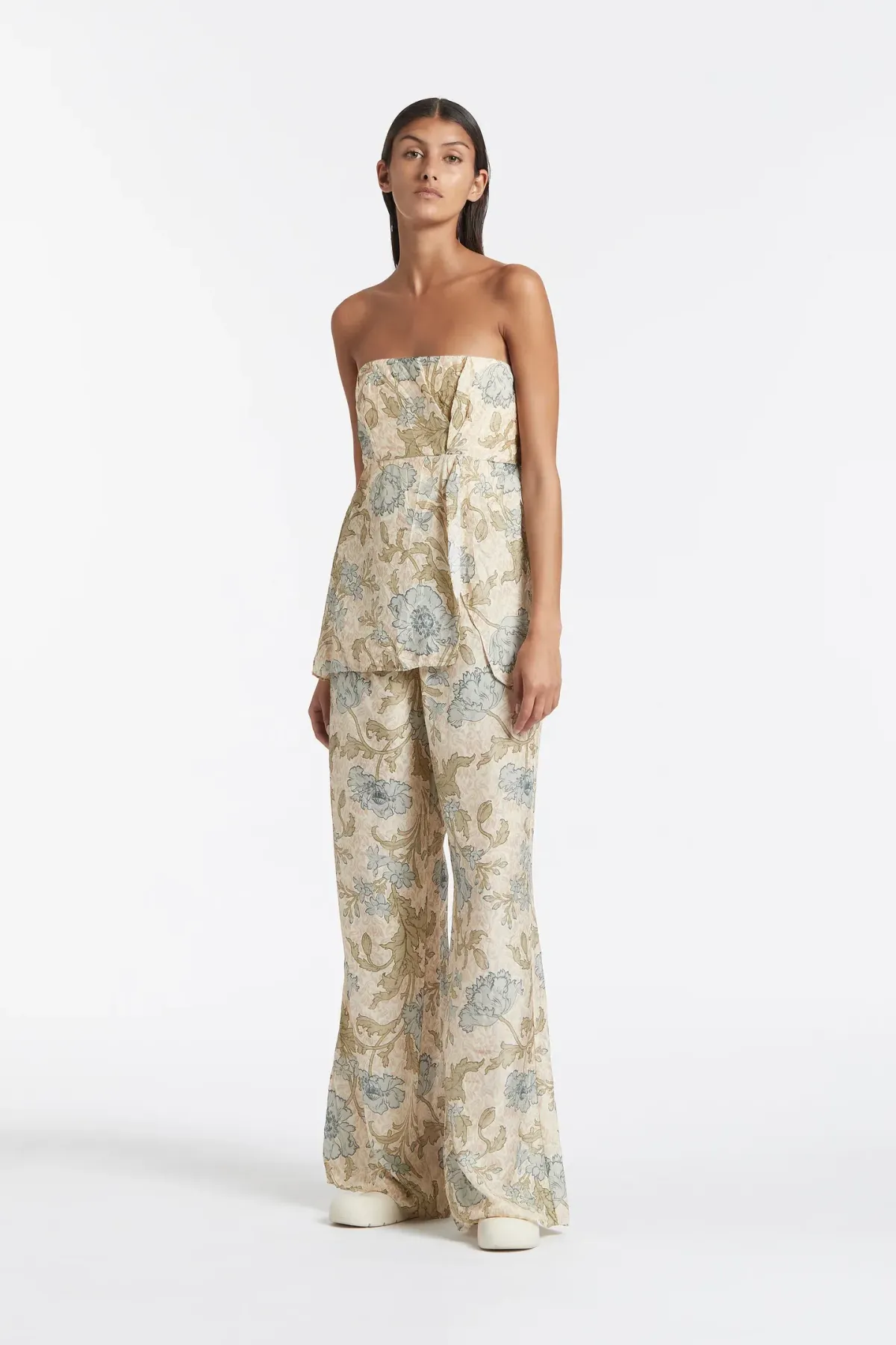 Sir the Label Maev Bustier and Pant Set Florence Print Size 1 / AU 8 - Image 1