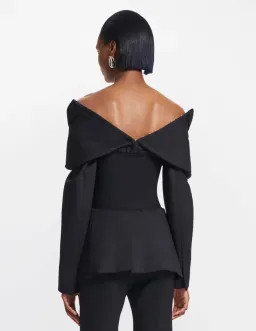 Dion Lee Hook Eye Tube Blazer Black Size 6 for rent on The Volte - image 3