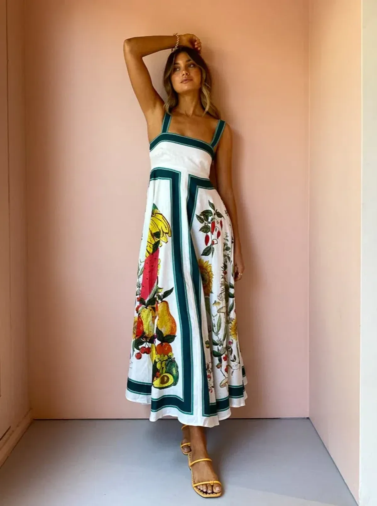 Alemais Frutta Midi Sundress in Multi Size 6 - Image 3