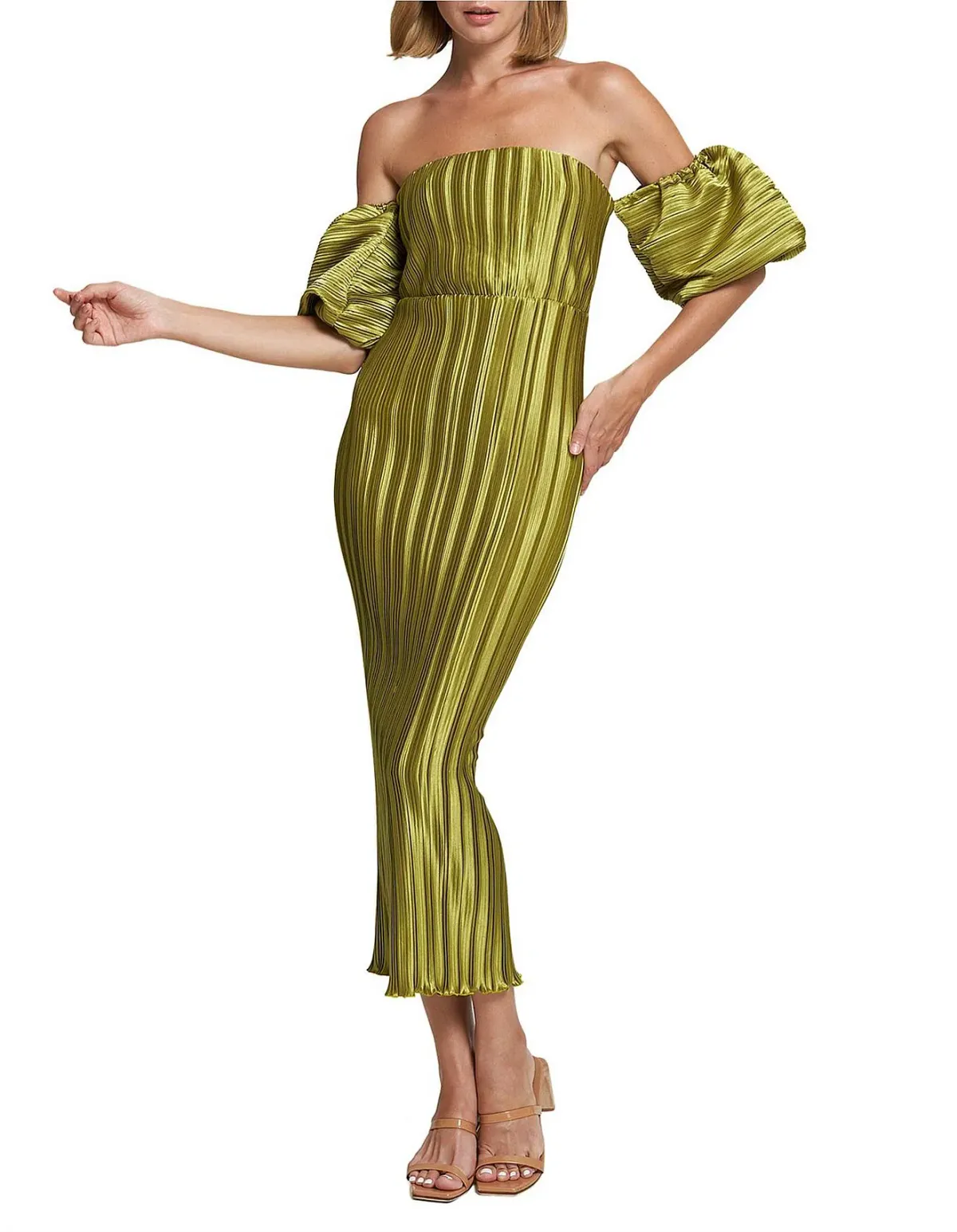 L’Idee Sirene Gown Green Size 12 - Image 1
