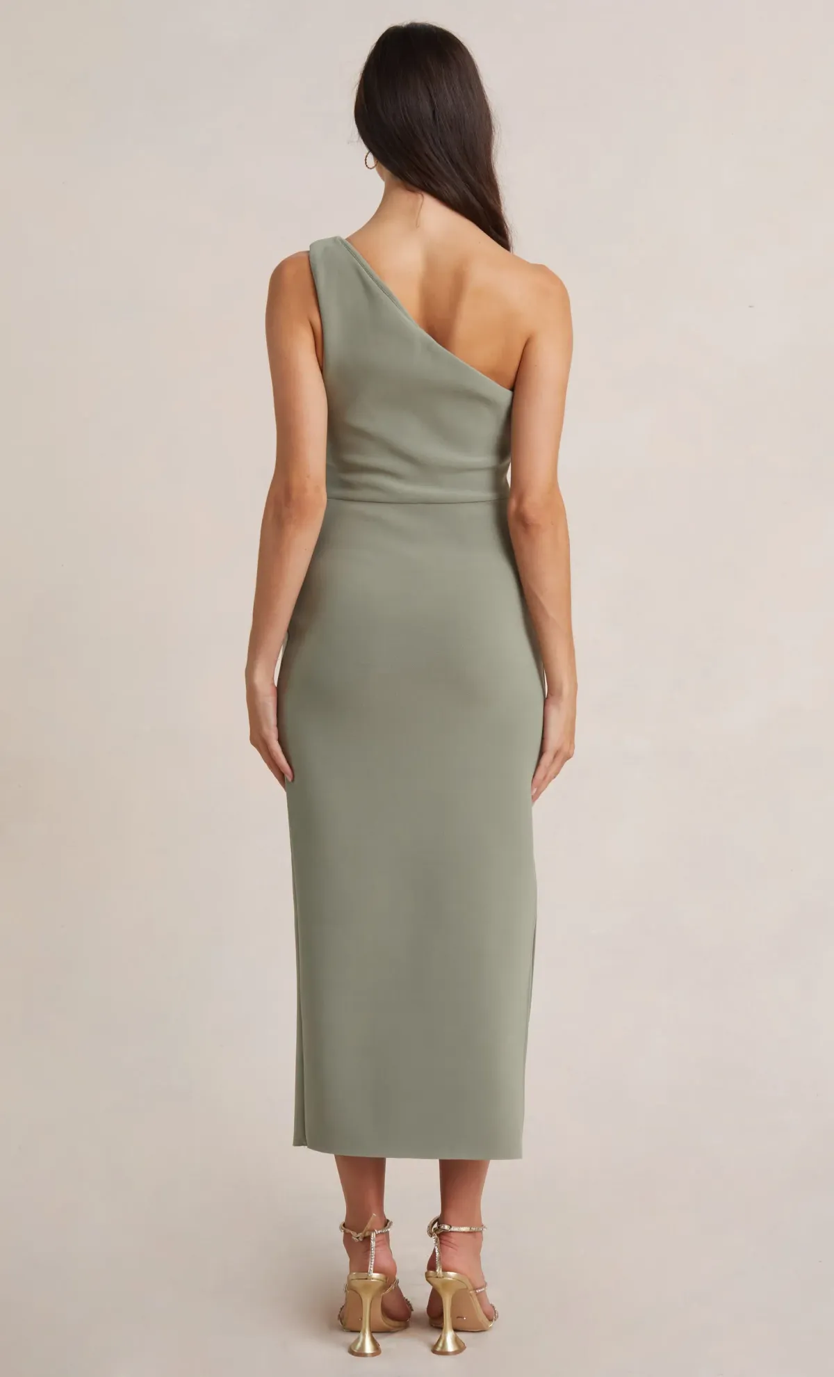 Bec & Bridge Be Mine Asym Dress Sage Size 6  - Image 4